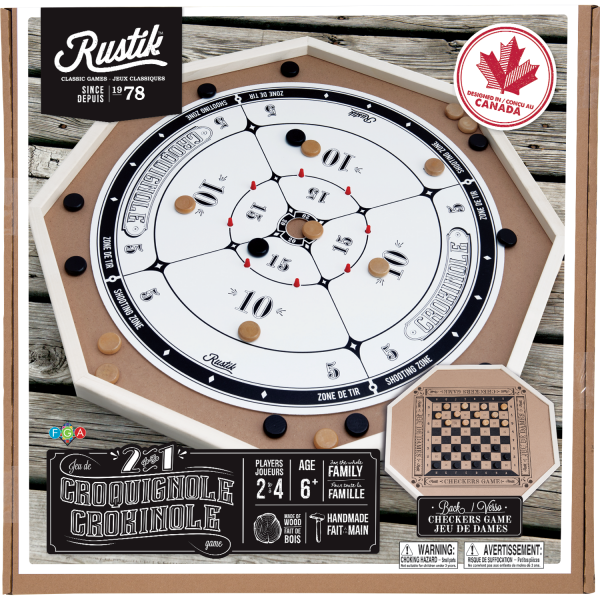 Jeux: Crokinole hêtre