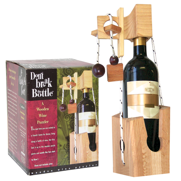 Zederello Casse-tête Bouteille, Puzzle de Bouteille en Bois Noble,  devinettes de Bouteilles, Jeu cérébral, Emballage Cadeau pour Bouteilles de  vin Classiques : : Jeux et Jouets